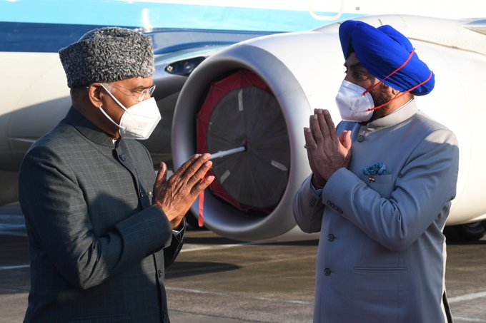 उत्तराखंड दौरे पर पहुंचे राष्ट्रपति रामनाथ कोविंद