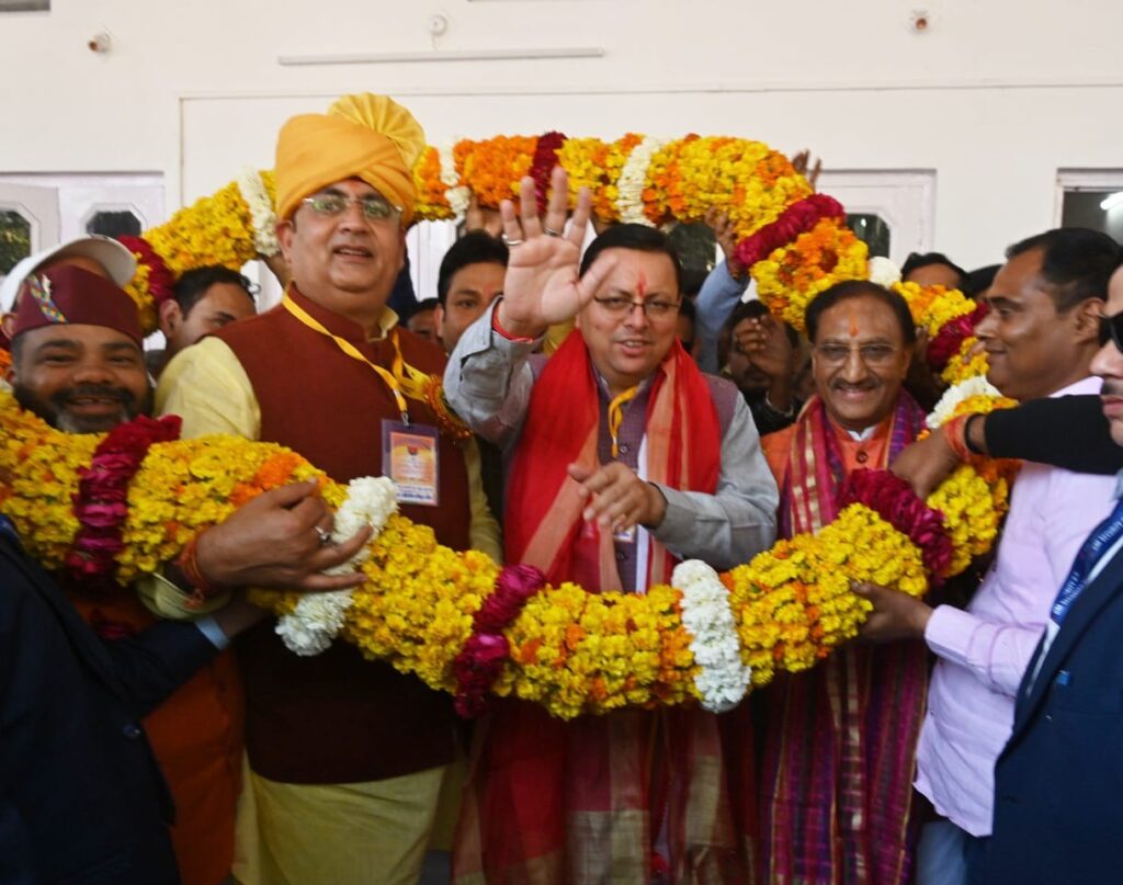 Haridwar CM: भाजपा के ओबीसी मोर्चा सम्मेलन में पहुंचे सीएम धामी