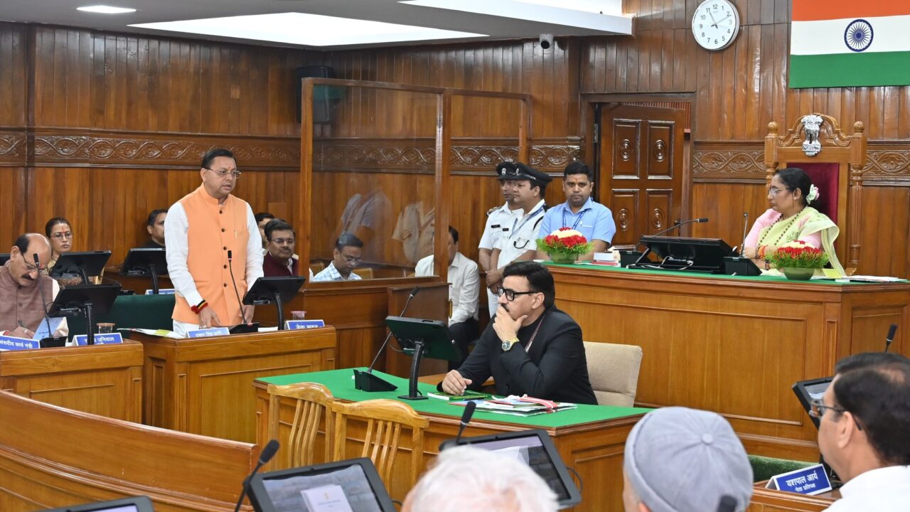 CM Dhami Assembly Speech Uttarakhand Gender Budget India Women Uttarakhand Political News
