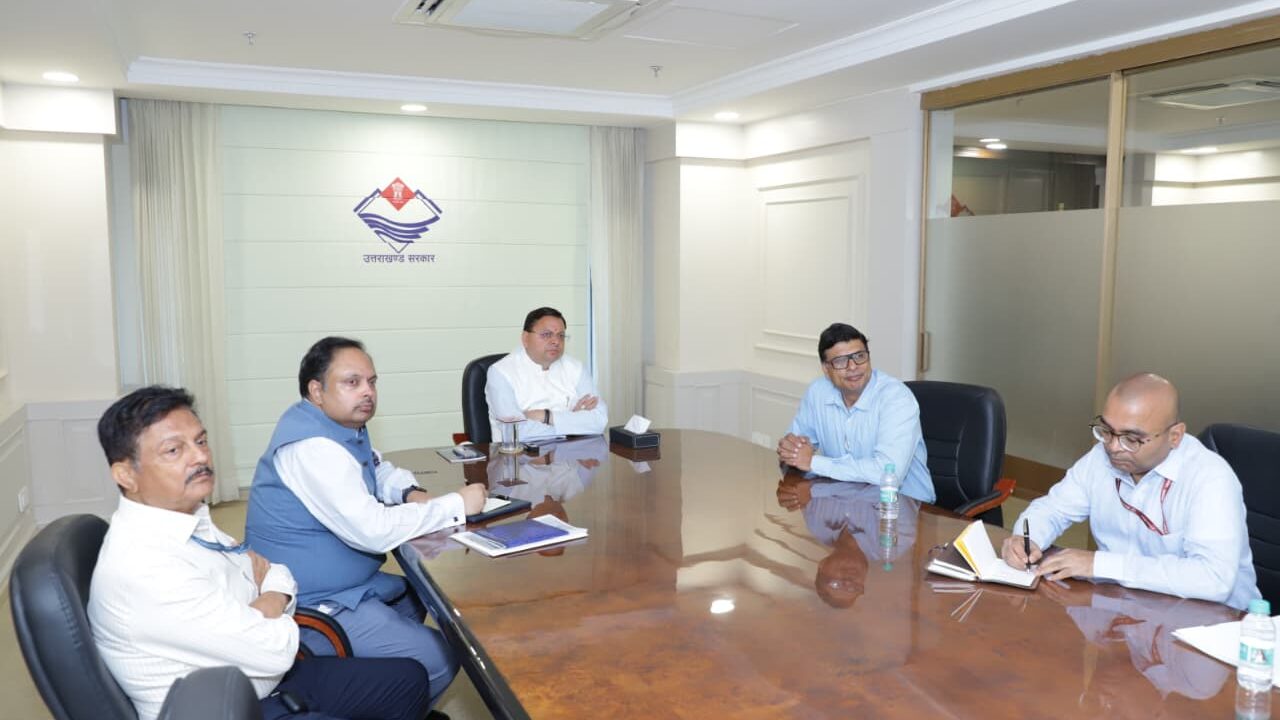 Banbasa Land Port Uttarakhand CM Dhami Border Development Meeting India Nepal Border Trade Uttarakhand