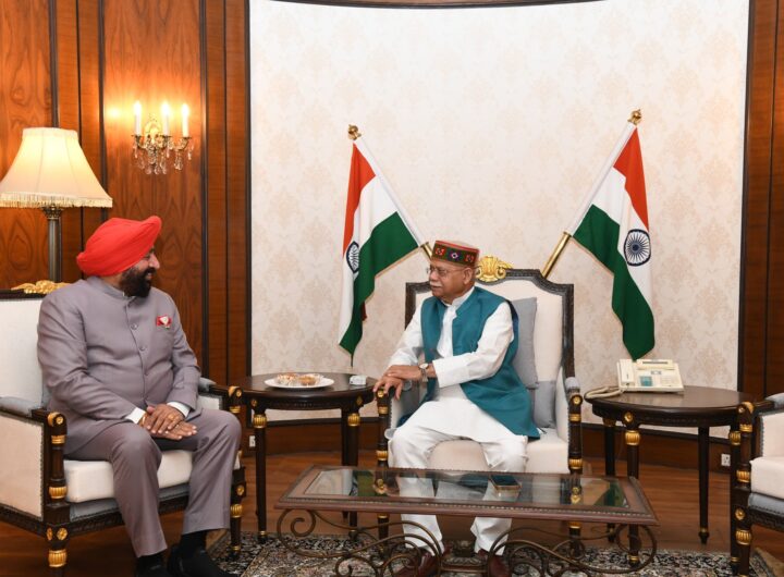 राज्यपाल ले,ज. गुरमीत सिंह (रि) की तेलंगाना के राज्यपाल से मुलाकात, समकालीन मुद्दों पर चर्चा