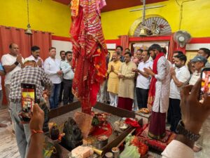 उत्तरकाशी के श्री काशी विश्वनाथ एवं शक्ति मंदिर में मुख्यमंत्री पुष्कर सिंह धामी के पाँच वर्ष पूर्ण होने पर विशेष रुद्राभिषेक एवं पूजा-अर्चना।